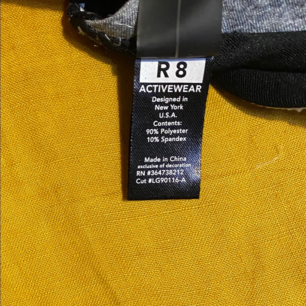 Grey R8 Athletic Bra - Picture 2 of 4